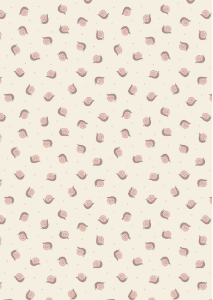 Small Things... Country Garden Small Things Snails Cream Fabric