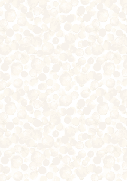 Bumbleberries Blender White Fabric