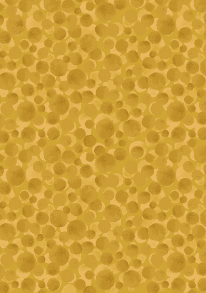 Bumbleberries Blender English Mustard Fabric