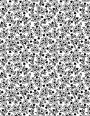 Shadow Blooms - Small Floral White - Yardage