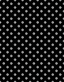 Shadow Blooms - Daisy Dot Black - Yardage