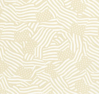 Stars of Valor Flag Texture All Over Cream Fabric