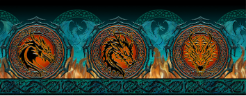 Dragons - Emerald Reign 22DRG-1 Multi Fabric