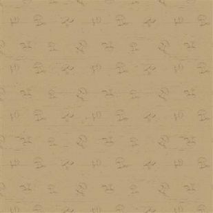 Wildwood Digital Mushroom Tonal Y4376-64 Light Caramel Fabric