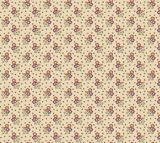 Circa: Turkey Red Picnic Cream Fabric