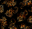 DRAGON'S SONG 2600 31154 J 15O BLACK Fabric
