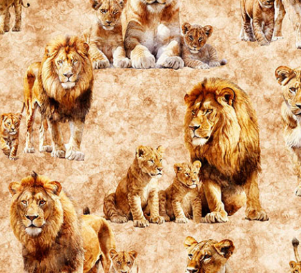 ROAR OF THE PRIDE 2600 31215 A 15O TAN Fabric