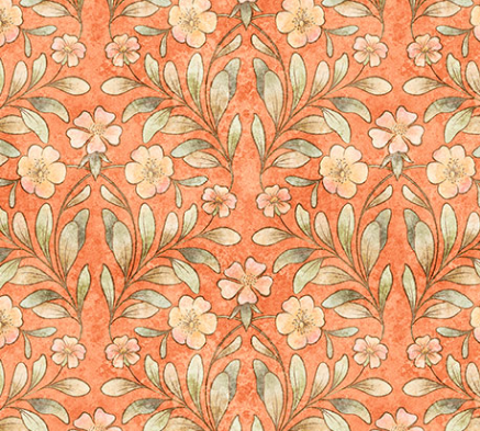 HEDGEHUGS 2600 31417 O 15O LIGHT ORANGE Fabric