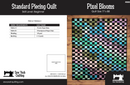 Pixel Blooms Quilt 77" x 88"