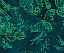 Strawberry Lane Hunnyhill Butterflies Jade Fabric