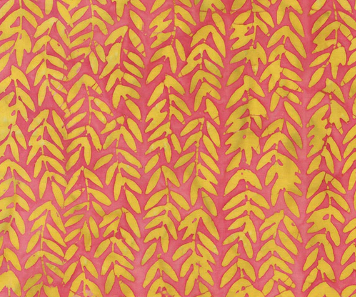 Strawberry Lane Wellow Vines Grapefruit Fabric