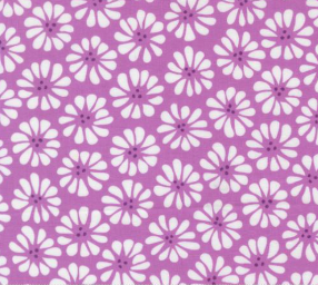 Pick Me Lazy Daisy Lilac Fabric
