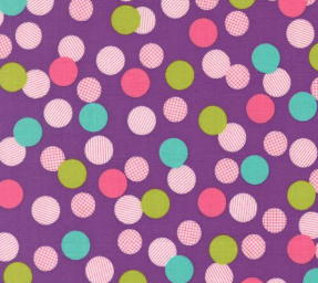 Pick Me Playful Dot Grape Fabric
