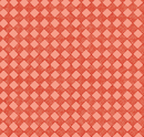 Colorful Critters Check Orange Fabric