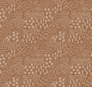 Colorful Critters Sketch Brown Fabric