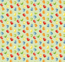 Gingerbread Gumdrops Green Fabric