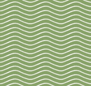 Gingerbread Icing Stripe Green Fabric
