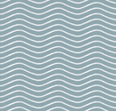 Gingerbread Icing Stripe Blue Fabric