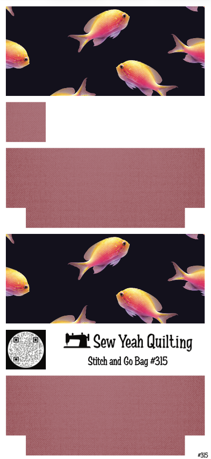 Stitch & Go Bag #315 - Bartlett's anthias