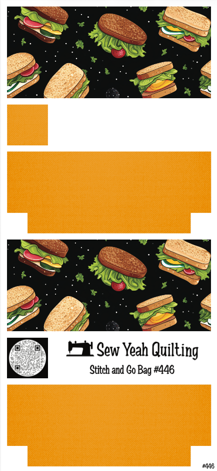 Stitch & Go Bag #446 - Deli Sandwiches on Gold