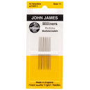 John James Milliners Needles sz 11