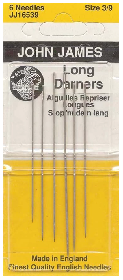 John James Long Darners Needles sz 3/9
