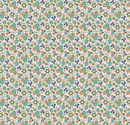 Farmer's Daughter Daisy Sea Glass Fabric