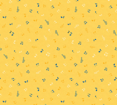 Feeling Jazzy Improvisation Gold Fabric
