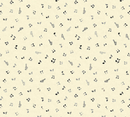 Feeling Jazzy Improvisation Ivory/Black Fabric