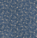 Patchwork Blue Vines Blue Fabric