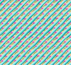 From the Archives Diagonal Poppy Duck Egg Fabric