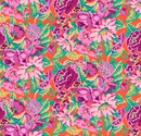 From the Archives Floral Dance Magenta Fabric