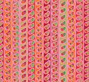From the Archives Paisley Stripe Red Fabric