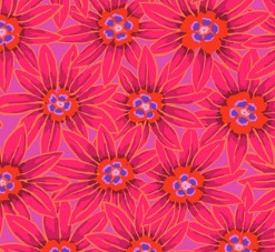 From the Archives Potentilla Red Fabric