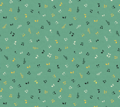 Feeling Jazzy Improvisation Aqua Fabric