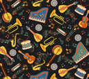 Feeling Jazzy Live Jazz Black/Multi Fabric