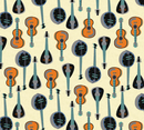 Feeling Jazzy String Ensemble Ivory/Multi Fabric