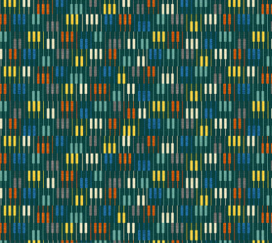 Feeling Jazzy Piano Solo Teal Fabric