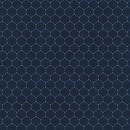 Patchwork Blue Geometrics Navy Fabric