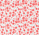 Delightfully Yours Florals Cloud Geranium Fabric