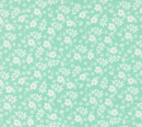 Delightfully Yours Blossoms Florals Aqua Fabric