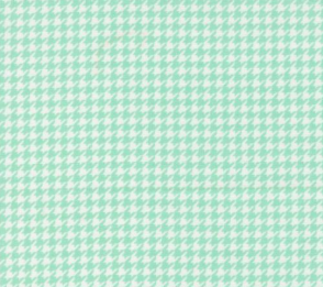 Delightfully Yours Houndstooth Aqua Fabric