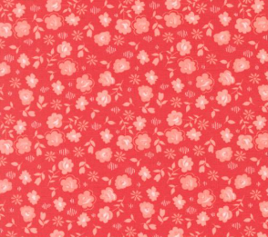 Delightfully Yours Florals Geranium Fabric