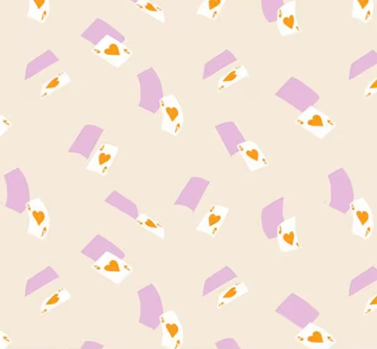 Hello Alice Falling Aces Shell Fabric