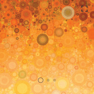 Sonny in the Sunflowers Abstract Ombre Yellow Fabric