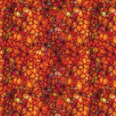 Sonny in the Sunflowers Stained Glass Petals Orange Fabric