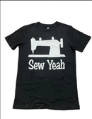 Sew Yeah Round Neck T Shirt - Large