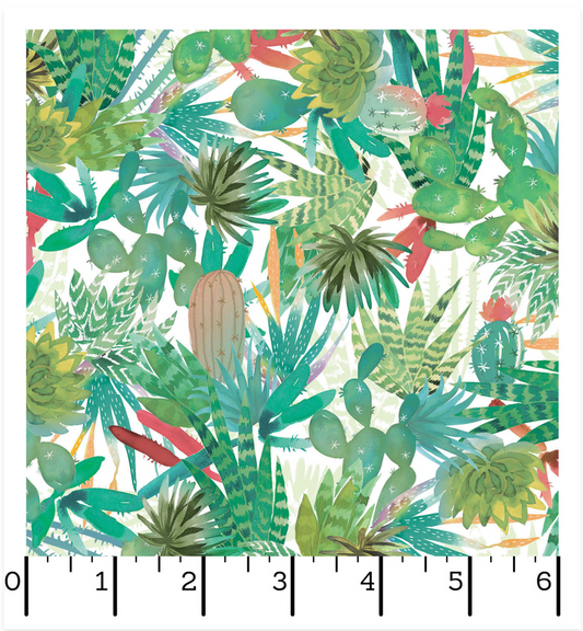 Desert Dreams - Packed Cactus - Multi - Yardage