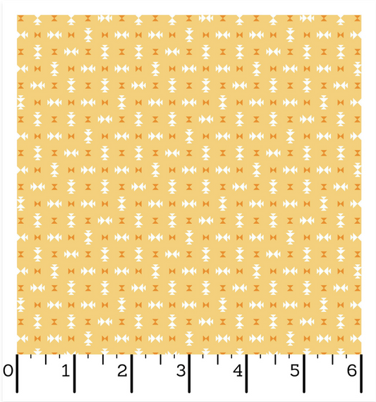 Desert Dreams - Tiny Triangles - Yellow - Yardage