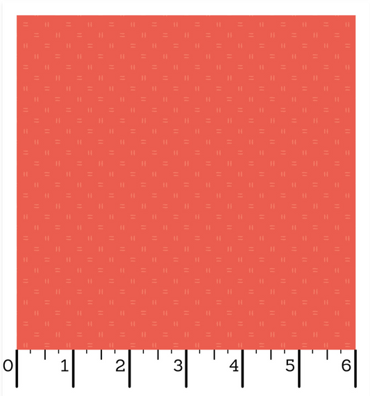 Desert Dreams - Dash Dots - Red - Yardage